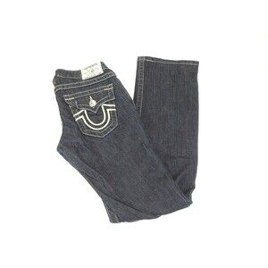 True‎ Religion World Tour Boot Cut Y2K Hi Rise Dark Wash Jeans Sz. 26